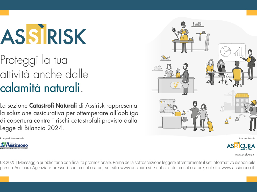 AsSìRisk Catastrofi Naturali: assicura la tua impresa anche per i