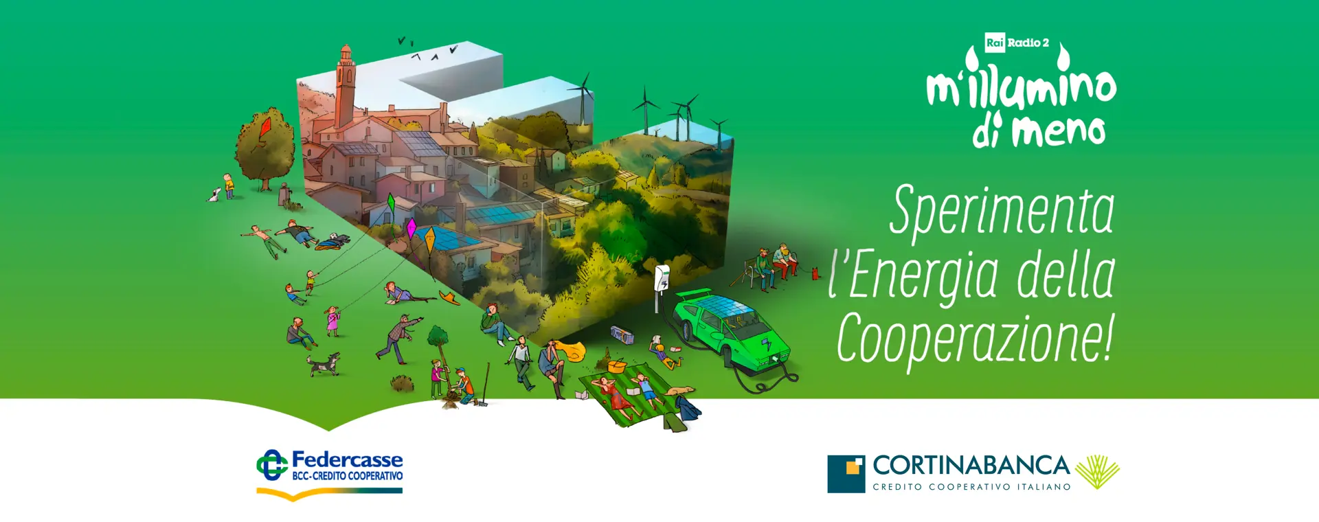 CORTINABANCA aderisce all'iniziativa " M'illumino di Meno" 